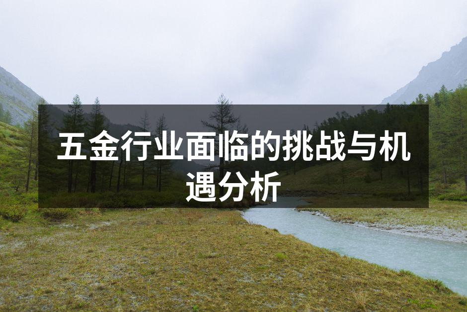 五金行业面临的挑战与机遇分析